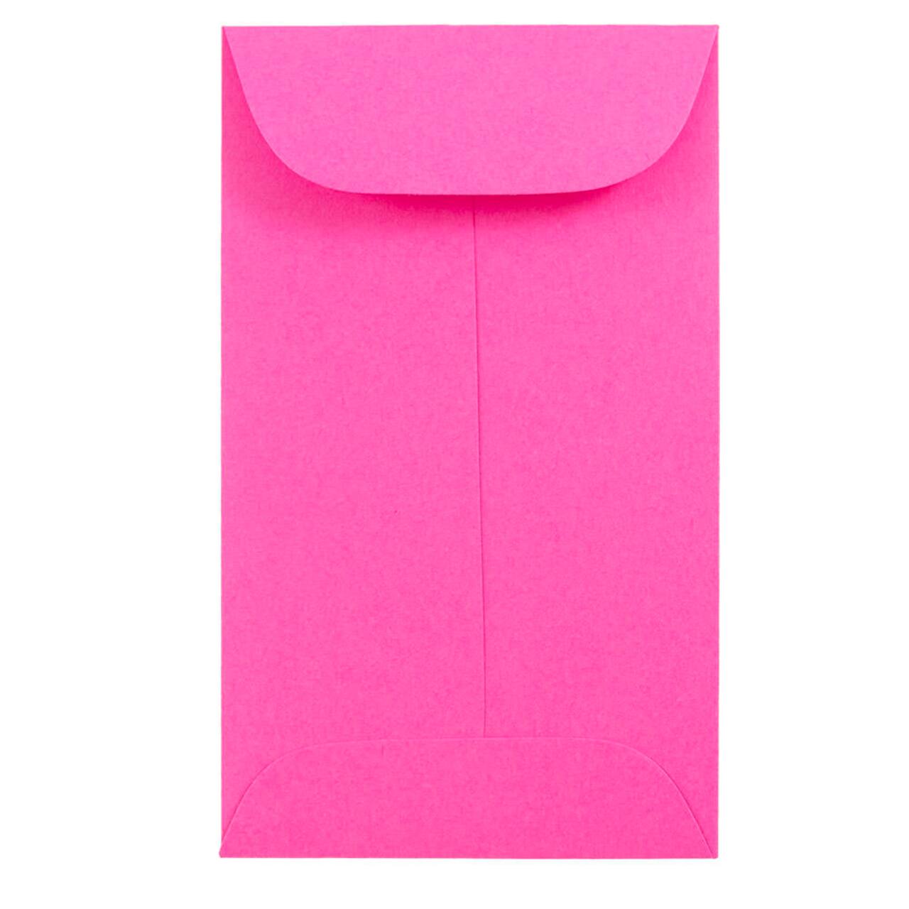 JAM Paper #6 Coin Business Colored Envelopes, 50ct.